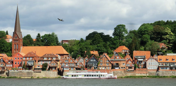 Die Altstadt von Lauenburg an der Elbe